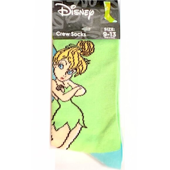 *3/$15* Mens Disney Tinkerbell Socks - Picture 1 of 1